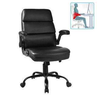 YEEZEE Ergonomic Office Chair - Adjustable, with Memory Foam, Flip-up Arms & 360° Wheels .(Black) YEEZEE Ergonomic Office Chair - Adjustable, with Memory Foam, Flip-up Arms & 360° Wheels .(Black)