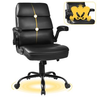 YEEZEE Office Chair with Ergonomic 3-Stage Support and High Back with Armrests,Office and Home YEEZEE Office Chair with Ergonomic 3-Stage Support and High Back with Armrests,Office and Home